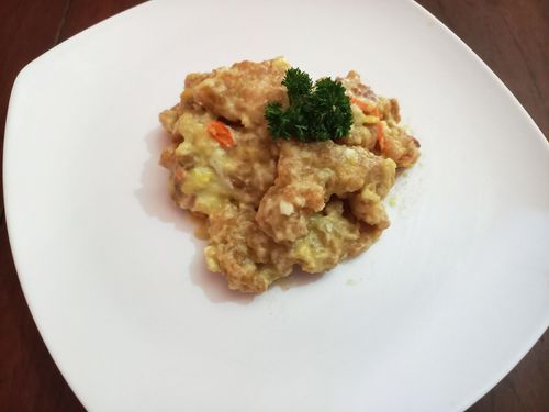 Chicken Salted Egg |  Wondercook