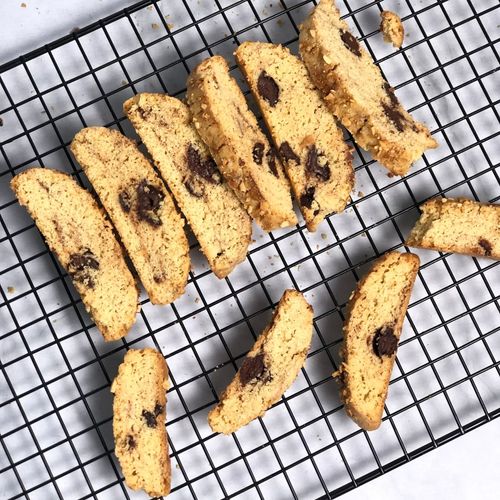 Almond Chocolate Chip Biscotti | Wondercook