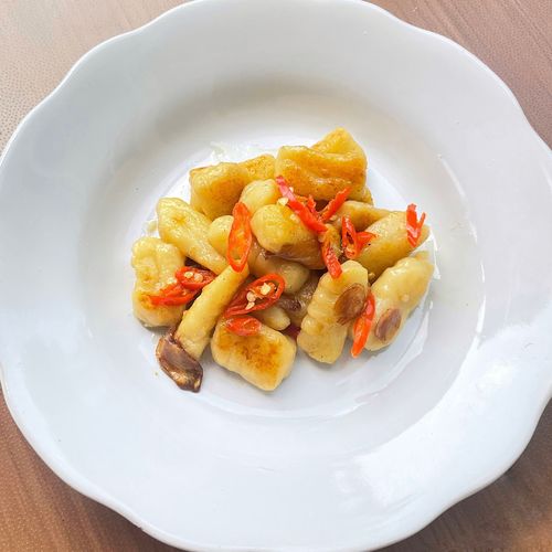 Homemade Aglio Olio Potato Gnocchi |  Wondercook